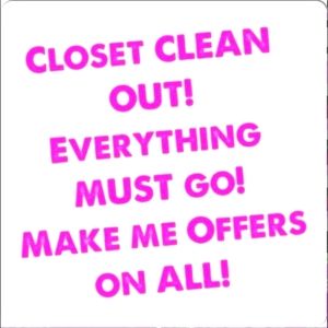 Make an offer!  Need stuff gone.  Bundle and save.